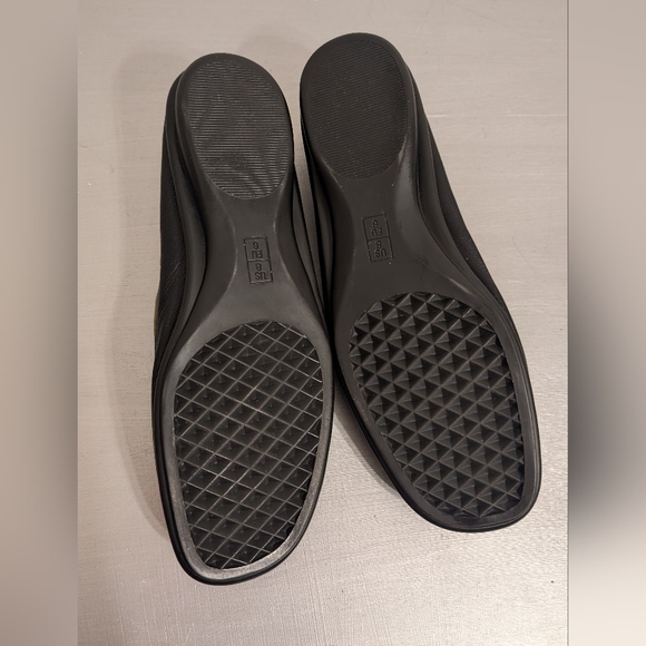 Aerosoles Jam Slip-on Linen Leather Black Ladies Flats Shoes 8M - Picture 11 of 16